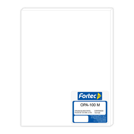 Fortec OPA-100 papel para impresora de inyección de tinta Carta (215,9x279,4 mm) 100 hojas Blanco