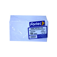 Fortec S-06-B-60 sobre Blanco 100 pieza(s), Papel, 164 mm | Sobres