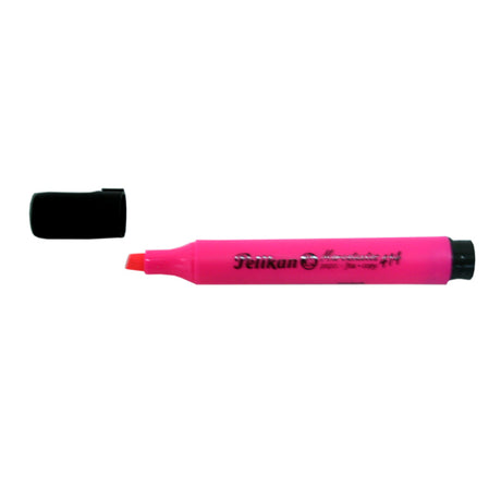 Marcador Resaltador Pelikan 414 Color Rosa C/10 Pzas