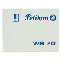 Goma Pelikan WS20  blanca plástica caja
