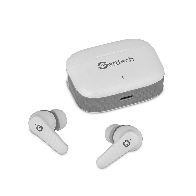 Getttech GUE-T8PBL-WG audífono y auriculare Auriculares Inalámbrico y alámbrico Intra auditivo Llamadas/Música USB Tipo 