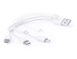 DBUGG DB-G-3.1 cable USB 1 m USB A USB C/Micro USB-A/Lightning Blanco
