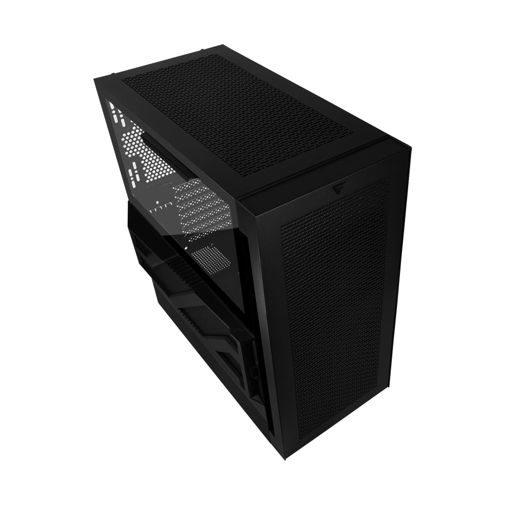 Game Factor CSG800 gabinete de computadora Midi Tower Negro, ATX, EATX, ITX