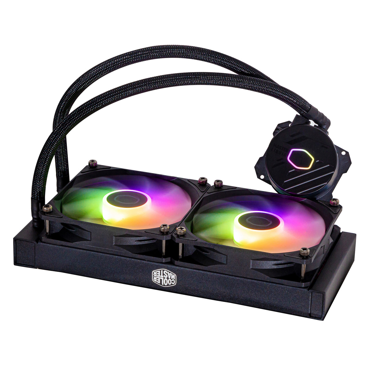 Cooler Master MasterLiquid 240L Core ARGB Procesador Kit de enfriamiento líquido 12 cm Negro, 650 RPM, 1750 RPM