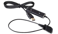 111235592650, Cable adaptador QD tipo Poly a USB función responder/colgar, para Skype for business, Cisco Jabber, 3CX, C