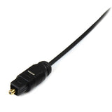 StarTech.com Cable 4,5m TosLink Audio Digital Óptico SPDIF Delgado - Negro Cable 4,6 m Toslink Macho Toslink