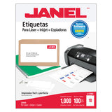 Janel 1095163101 etiqueta de impresora Blanco
