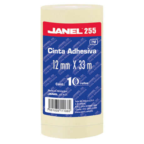 Cinta adhesiva económica línea 255 JANEL