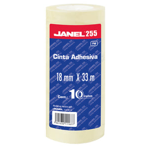Cinta adhesiva económica línea 255 JANEL