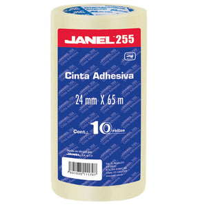 Cinta adhesiva económica línea 255 JANEL