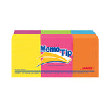 Janel 6560102397 nota autoadhesiva Rectángulo Azul, Verde, Naranja, Rosa, Púrpura, Amarillo 100 hoja