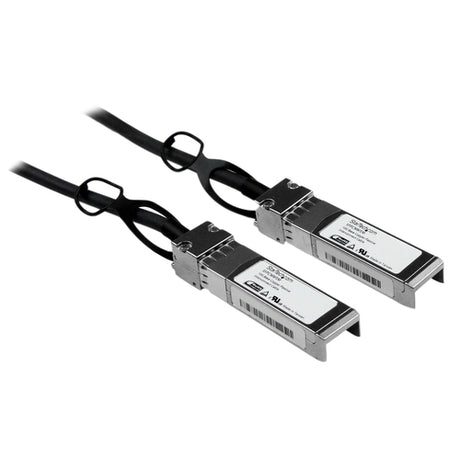 StarTech.com Cable de 1m Twinax Direct Attach SFP+ a SFP+ - 10G Compatible con Cisco SFP-H10GB-CU1M - DAC de Cobre SFP+ 