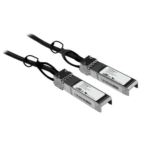 StarTech.com Cable de 1m Twinax Direct Attach SFP+ a SFP+ - 10G Compatible con Cisco SFP-H10GB-CU1M - DAC de Cobre SFP+ 