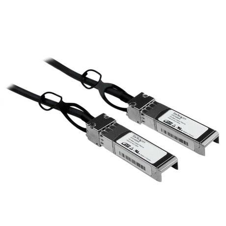 StarTech.com Cable de 5m Twinax Direct Attach SFP+ a SFP+ - 10G Compatible con Cisco SFP-H10GB-CU5M - DAC de Cobre SFP+ 