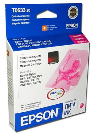 Epson T063320 Magenta Ink Cartridge Cartucho de Tinta Tinta a base de pigmentos Impresión por inyección de tinta Original Tinta a base de pigmentos