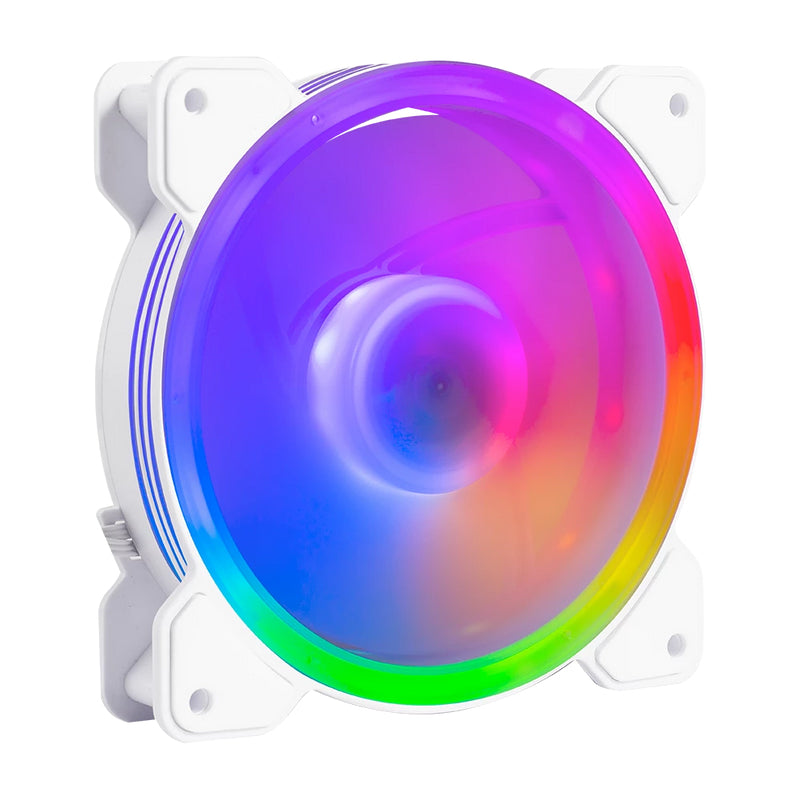 Balam Rush Eolox Blaze EX50W Gabinete de la computadora Enfriador de aire 12 cm Blanco 1 pieza(s), 1500 RPM