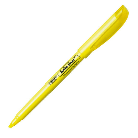 Resaltador BIC Brite Liner color amarill