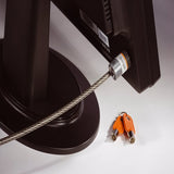 Kensington Candado con llave para portátiles MicroSaver® Cable Negro, Gris Llave Barra en T Acero