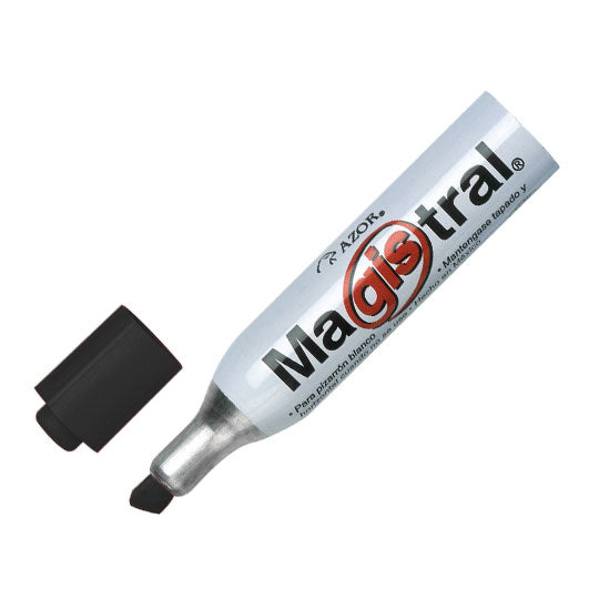 Azor 301.830-12NE marcador 1 pieza(s) Negro, Plata, Aluminio | Marcadores