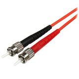 StarTech.com Cable Adaptador de Red de 1m Multimodo Dúplex Fibra Óptica LC-ST 50/125 - Patch Duplex Cables de fibra ópti