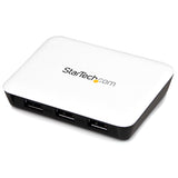 StarTech.com Adaptador de Red NIC Gigabit Ethernet Externo USB 3.0 con Hub Concentrador 3 Puertos con Alimentación Tarje