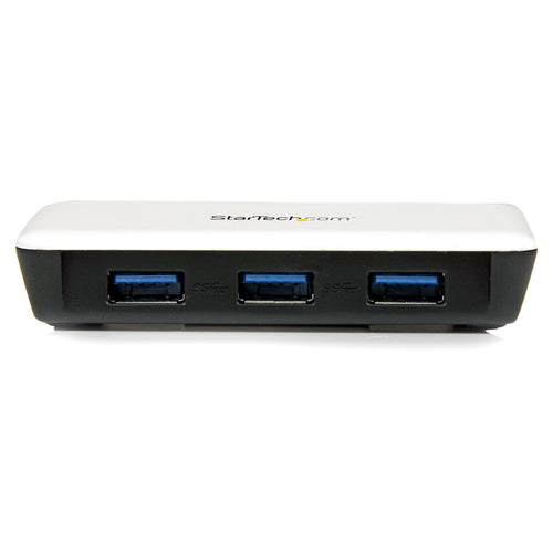 StarTech.com Adaptador de Red NIC Gigabit Ethernet Externo USB 3.0 con Hub Concentrador 3 Puertos con Alimentación Tarje