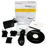 StarTech.com Adaptador de Red NIC Gigabit Ethernet Externo USB 3.0 con Hub Concentrador 3 Puertos con Alimentación Tarje