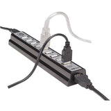 Manhattan Hub USB-A de sobremesa de 10 puertos, 10x USB-A, 480 Mbps (USB 2.0), Funciona por USB o con fuente de alimentación externa (no incluida) para mayor potencia en los dispositivos conectados hubs de interfaz USB 2.0 USB 2.0 10 10