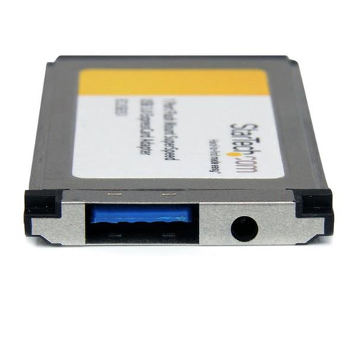 StarTech.com Tarjeta Adaptador ExpressCard/34 USB 3.0 SuperSpeed de 1 Puerto con UASP - Montaje al Ras - Flush Mount Tar