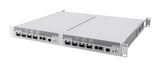CRS804-4DDQ-hRM, Switch/Router, CPU 4 nucleos 2000 MHz, 4 GB RAM, 4 x QSFP56-DD de 400G, 2 x GEth 10 Gigabit, RouterOS v