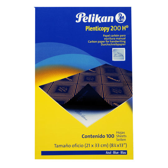 Papel Carbon Pelikan Azul Oficio C/100 Hojas