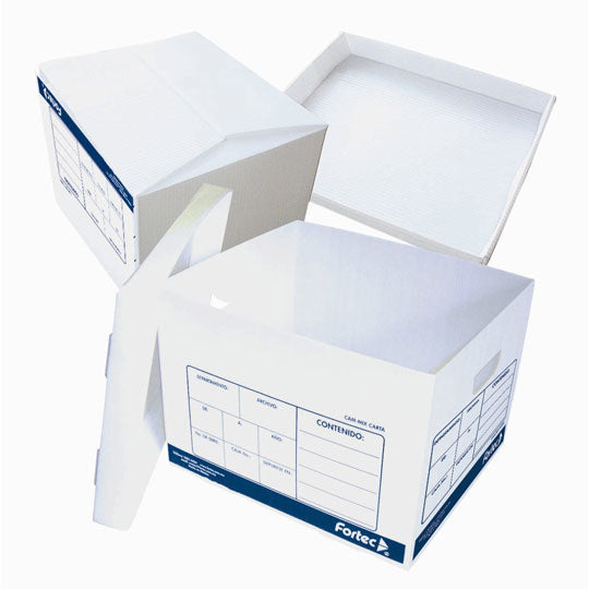 Fortec CAM-MIX caja para almacenamiento de archivos Plástico Azul, Blanco, 310 x 380 x 265 mm