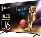 Hisense Class U6 Televisor 165,1 cm (65") 3840 x 2160 Pixeles 4K Ultra HD Mini LED ULED Smart TV Wifi Negro