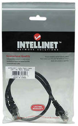 Intellinet Cable de red, Cat5e, UTP Cable Negro 0,5 m Cat5e U/UTP (UTP)