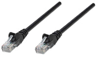 Intellinet Cable de red, Cat5e, UTP Cable Negro 0,5 m Cat5e U/UTP (UTP)