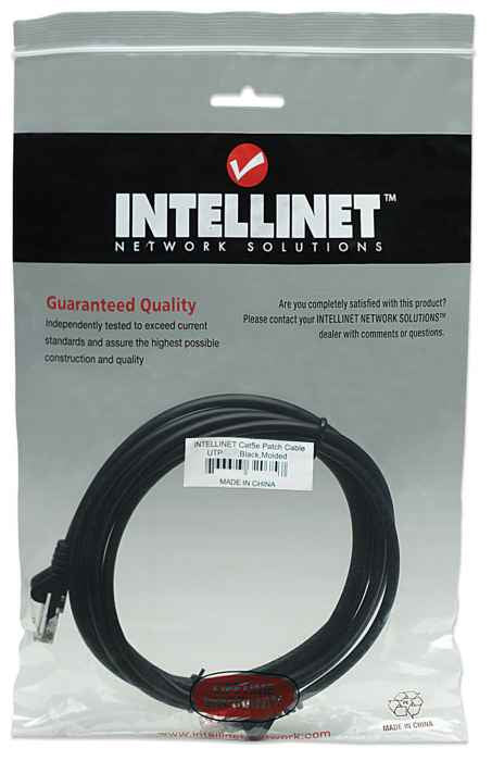 CABLE INT PATCH 4.2M (14.0 F) CAT 5e UTP NEGRO CABLE DE RED