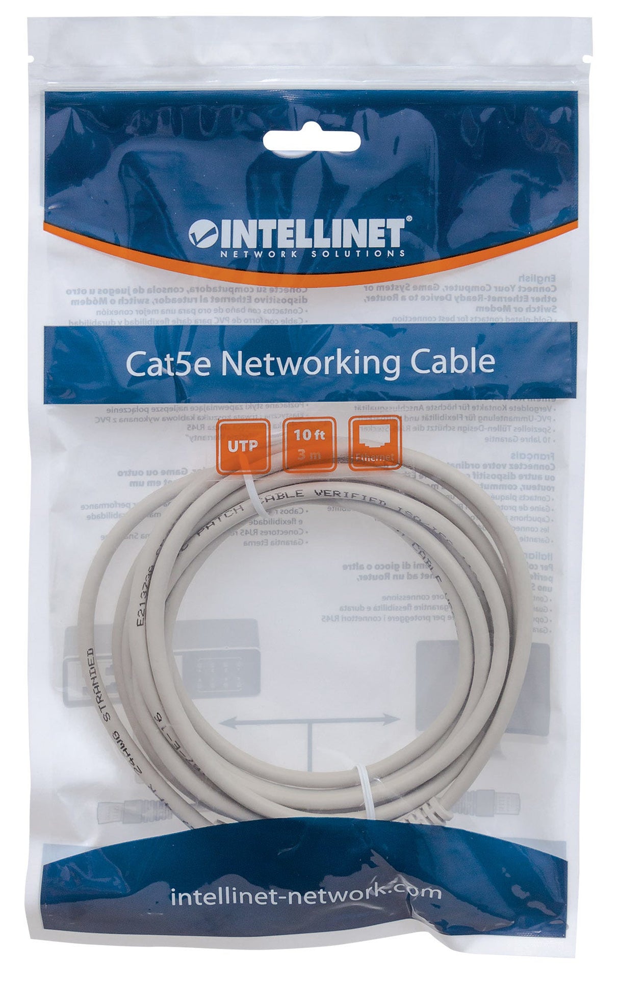 CABLE INT PATCH CAT 6 7.6M (25.0 F) UTP GRIS CABLE DE RED