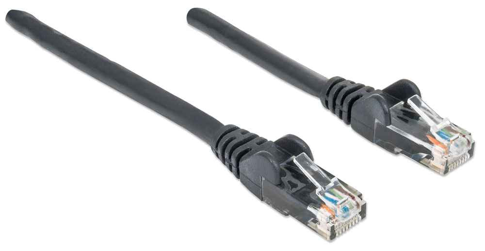Intellinet Cable de red, Cat6, UTP Cable Negro 0,5 m Cat6 U/UTP (UTP)