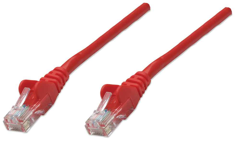 CABLE INT PATCH CAT 6  1.0M (3.0 F) UTP ROJO CABLE DE RED