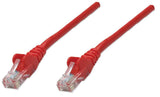 CABLE INT PATCH CAT 6  1.0M (3.0 F) UTP ROJO CABLE DE RED