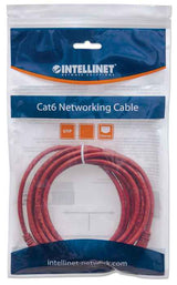 CABLE INT PATCH CAT 6  1.0M (3.0 F) UTP ROJO CABLE DE RED