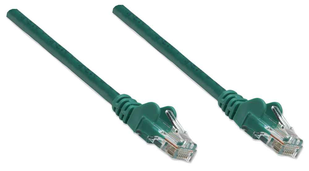 CABLE PATCH INT CAT 6,  3.0M(10.0F) UTP VERDE