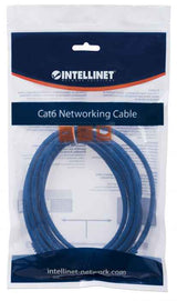 Intellinet Cable de red, Cat6, UTP Cable Azul 3 m Cat6 U/UTP (UTP)