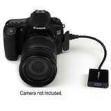 StarTech.com Adaptador Conversor Mini HDMI a VGA para Cámara Fotográfica Digital / Videocámara - 1920x1080 Adaptadores d