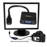 StarTech.com Adaptador Conversor Mini HDMI a VGA para Cámara Fotográfica Digital / Videocámara - 1920x1080 Adaptadores d