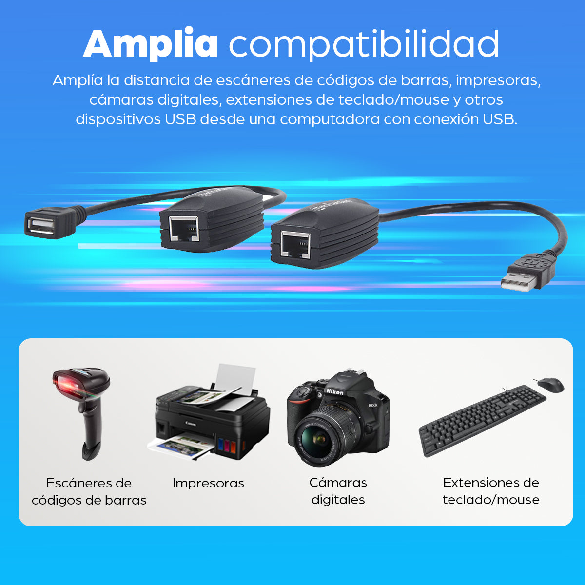 179300 - Manhattan Extensor de línea USB tarjetas de red Alámbrico USB Ethernet 2
