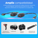 179300 - Manhattan Extensor de línea USB tarjetas de red Alámbrico USB Ethernet 2