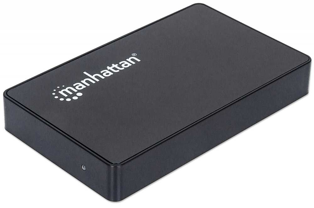 Manhattan Gabinete para Disco Duro cajas para discos duros externos 1 2.5 cm (2.5") SATA 1 TB