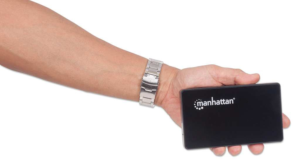Manhattan Gabinete para Disco Duro cajas para discos duros externos 1 2.5 cm (2.5") SATA 1 TB