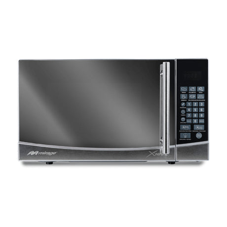 Mirage MWD020E microondas Negro, Gris, Espejo Solo microondas Mostrador 700 W, Tocar